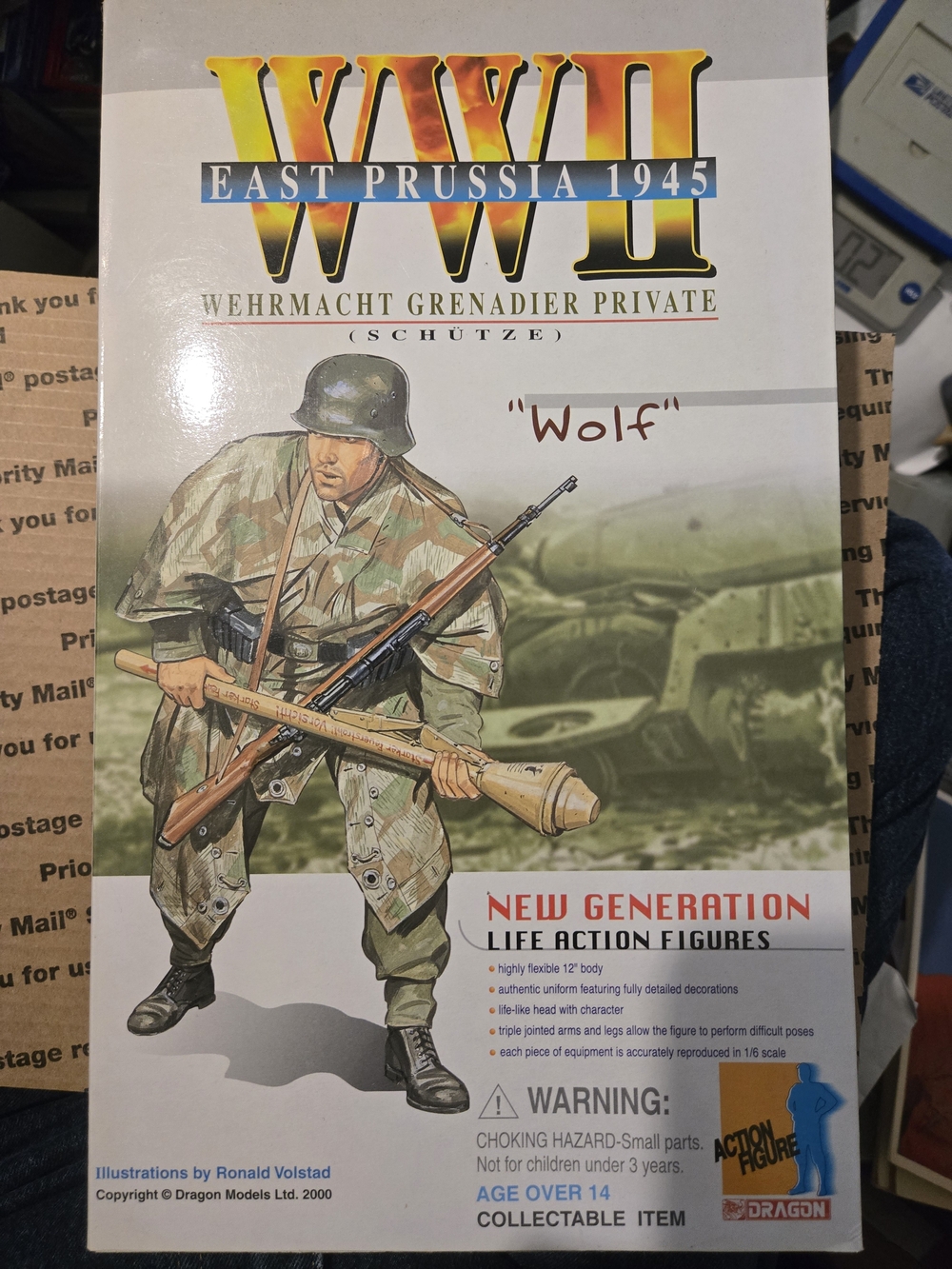 WWII East Prussia 1945 'Wolf' Wehrmacht Grenadier Action Figure - Green